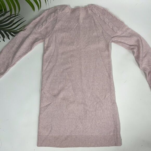 Girls Children's Place Pink Cottagecore Girly Barbiecore Sweater Dress NWT / 7/8 - Picture 2 of 4